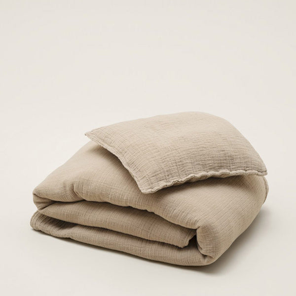 Garbo&Friends Muslin Bedset - Olive