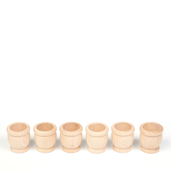 Grapat 6 Mates - Natural Wood