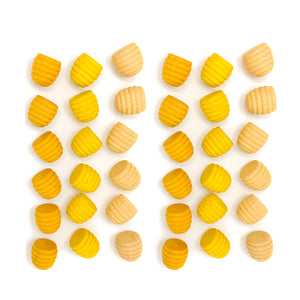 Grapat Mandala - Yellow Honeycombs 36 pcs