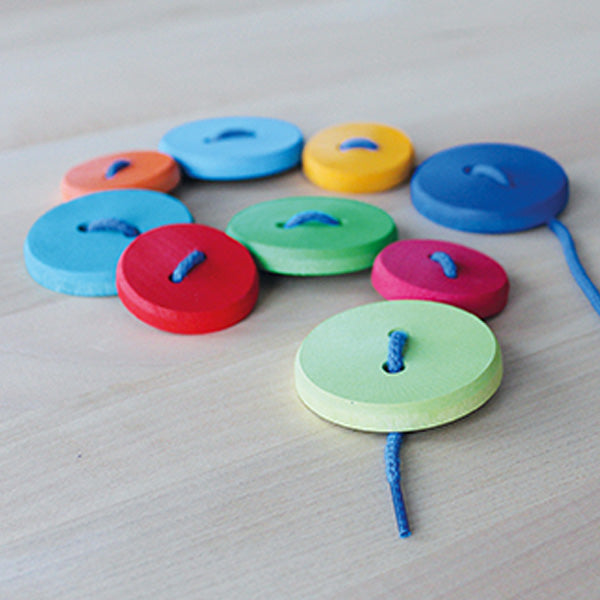 Grimm's Wooden Buttons - Large – Elenfhant