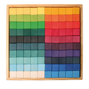 Grimm's Mosaic Square Large - 100 Cubes