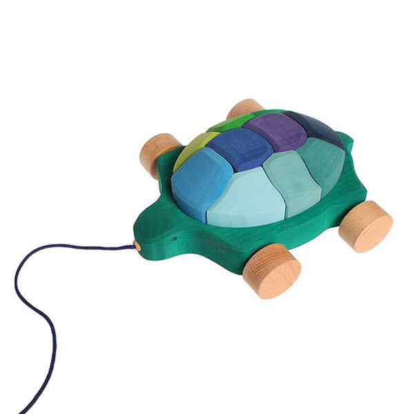 Grimm's Pull Along Toy - Water Turtle