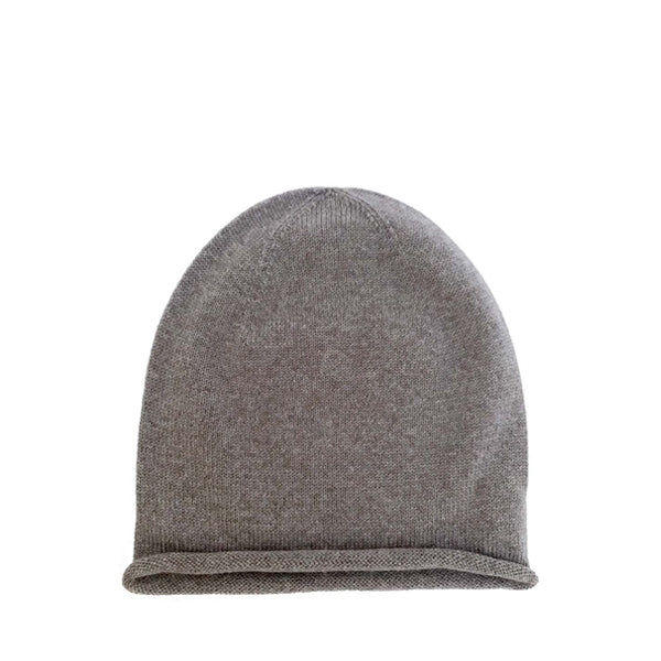 Hvid Knitted Beanie Efa - Otter