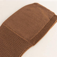 Hvid Knitted Balaclava Eddy - Chocolate