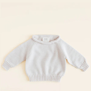 Hvid Sweater Georgette - Off White