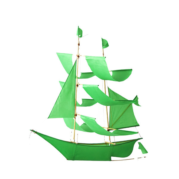 Haptic Lab Sailing Ship Kite – Green - Elenfhant