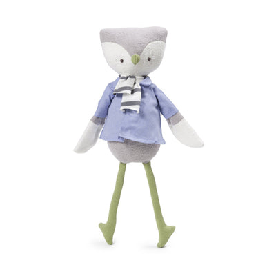 Hazel Village Jeremy Owl in Chambray Shirt and Scarf