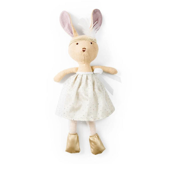 Hazel Village Juliette Rabbit in Silver and Gold Party Outfit
