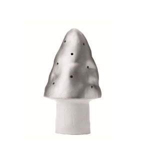 Heico Mushroom Lamp - Silver