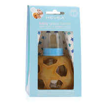 Hevea 2in1 Baby Glass Bottle with Star Ball - Blue