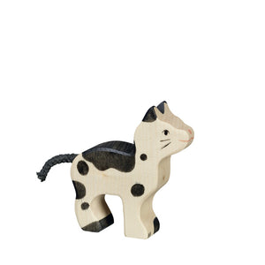 Holztiger Cat Small - Black and White