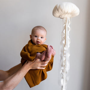 Hvid Blanket Deedee – Caramel
