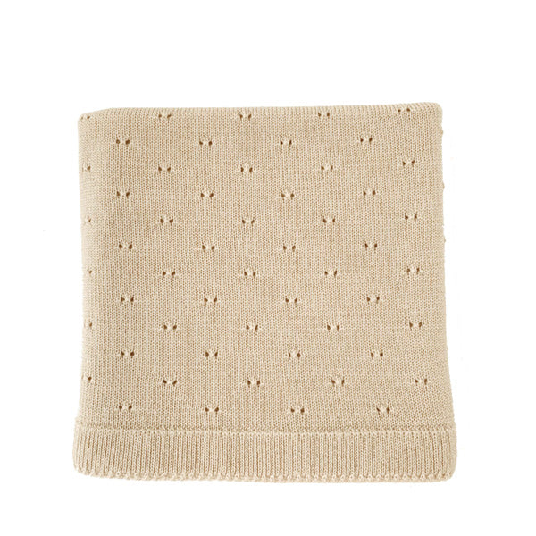 Hvid Blanket Bibi – Oat