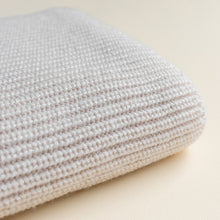 Hvid Blanket Blanka - Silver