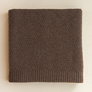 Hvid Blanket Flora – Walnut