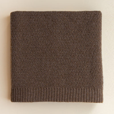 Hvid Blanket Flora – Walnut