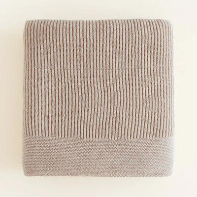 Hvid Blanket Gaston - Beige