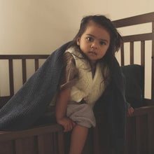 Hvid Blanket Gaston - Blueberry