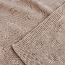 Hvid Blanket Gloria - Sand