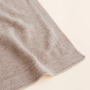 Hvid Blanket Gloria - Sand