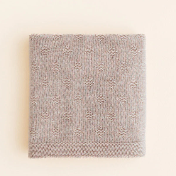 Hvid Blanket Gloria - Sand
