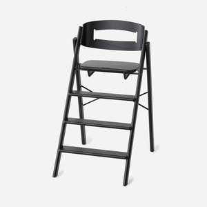 KAOS Klapp Foldable High Chair - Black