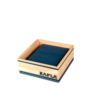 Kapla 40 Piece Wooden Building Set – Dark Blue