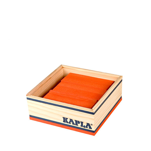Kapla 40 Piece Wooden Building Set – Orange