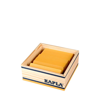 Kapla 40 Piece Wooden Building Set – Yellow