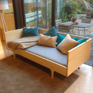 Kalon Studios Caravan Divan Twin Single Bed - Oiled
