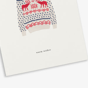 Kartotek Copenhagen Greeting Card - X-mas Sweater