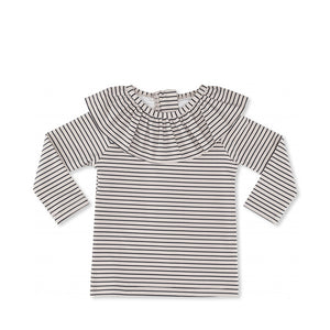 Konges Sløjd Soleil Girls UV L/S Tee - Striped Navy/Nature