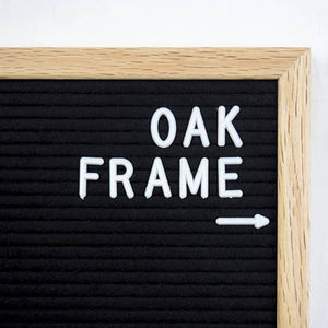 LEDR Letter Board 30×30 – Black