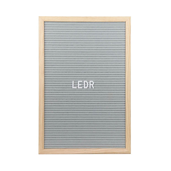 LEDR Letter Board 30×45 – Grey