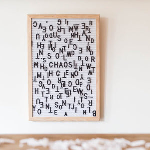 LEDR Letter Board 30×45 – White