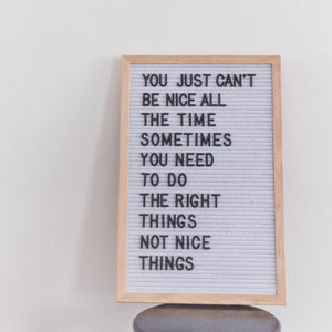 LEDR Letter Board 30×45 – White