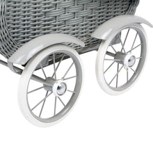Legler Small Foot Dolls Pram –  Vintage Grey