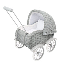 Legler Small Foot Dolls Pram –  Vintage Grey