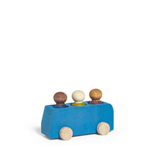 Lubulona Wooden Toy Bus - Blue