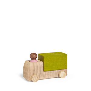 Lubulona Wooden Toy Truck - Lime