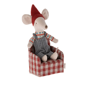 Maileg Chair Red - Mouse