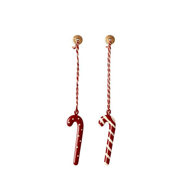Maileg Metal Sugar Cane Ornament - Set of 2