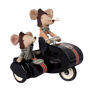 Maileg Scooter with Sidecar – Black