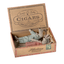 Maileg Mum & Dad Mice in Cigarbox