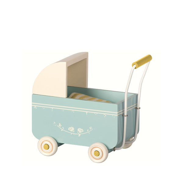 Maileg Pram Blue Elenfhant