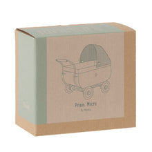 Maileg Pram, Micro - Blue