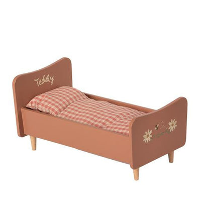 Maileg Wooden Bed, Teddy Mom - Rose