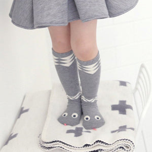 Mini Dressing Grey Snake Knee Socks