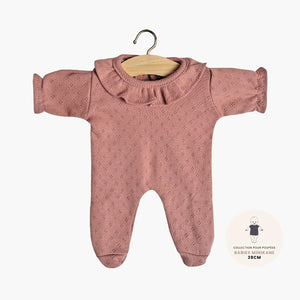 Minikane "Collection Babies" Onesie CAMILLE - Pointillé Rose Orchidée