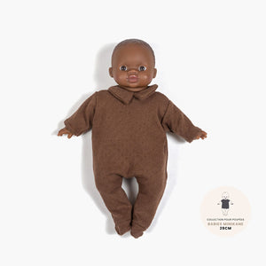 Minikane "Collection Babies" Onesie CORENTIN - Chocolat